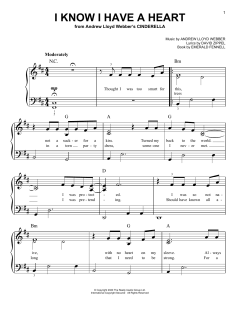 I Know I Have A Heart von David Zippel (Download) 