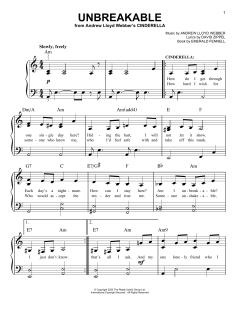 Unbreakable von David Zippel (Download) 