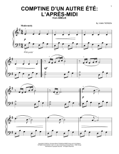 Comptine d'un autre été: L'après-midi von Yann Tiersen (Download) 