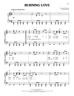 Burning Love von Elvis Presley (Download) 