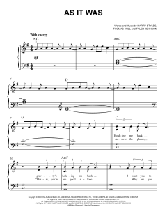 As It Was von Harry Styles (Download) 