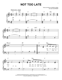 Not Too Late von Norah Jones (Download) 