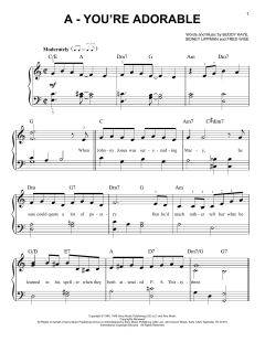 A - You're Adorable von Fred Wise (Download) 