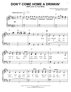 Don't Come Home A Drinkin' von Loretta Lynn (Download) 