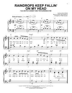 Raindrops Keep Fallin' On My Head (Download) 