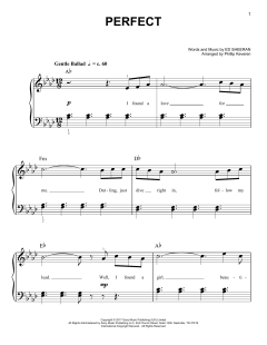 Perfect von Ed Sheeran (Download) 