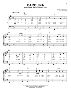 Carolina von Taylor Swift (Download) 