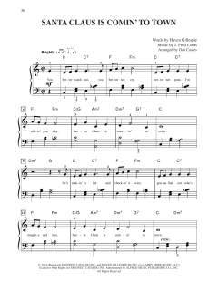 Santa Claus Is Comin' To Town von Haven Gillespie (Download) 