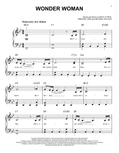 Wonder Woman von Miley Cyrus (Download) 