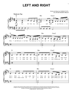 Left And Right (feat. Jung Kook of BTS) von Charlie Puth (Download) 