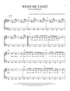 Wenn Sie Tanzt von Max Giesinger (Download) 