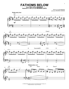 Fathoms Below von Alan Menken (Download) 