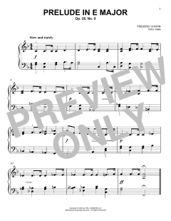 Prelude In E Major, Op. 28, No. 9 (Download) 