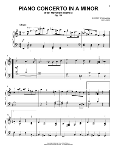 Piano Concerto In A Minor, First Movement (Download) 