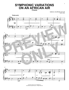 Symphonic Variations On An African Air (Download) 