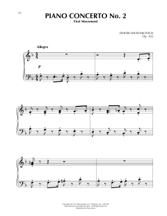 Piano Concerto No. 2, First Movement, Op. 102 (Download) 