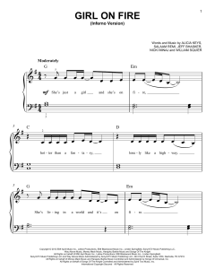 Girl On Fire (Inferno Version) von Alicia Keys (Download) 