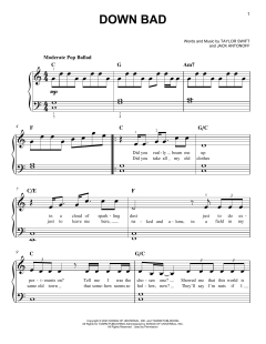 Down Bad von Taylor Swift (Download) 