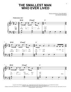 The Smallest Man Who Ever Lived von Taylor Swift (Download) 