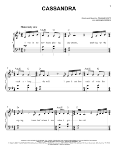 Cassandra von Taylor Swift (Download) 
