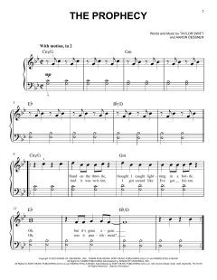 The Prophecy von Taylor Swift (Download) 