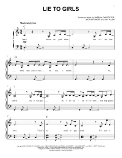 Lie To Girls von Sabrina Carpenter (Download) 