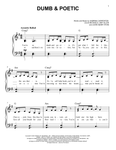 Dumb & Poetic von Sabrina Carpenter (Download) 