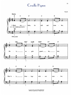 Cradle Hymn (Download) 