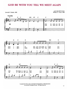 God Be With You Till We Meet Again von William G. Tomer (Download) 
