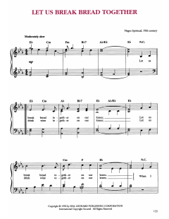 Let Us Break Bread Together von Traditional Spiritual (Download) 