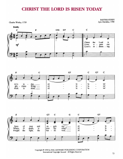 Christ The Lord Is Risen Today von Lyra Davidica (Download) 