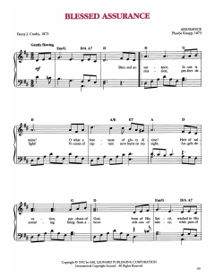 Blessed Assurance von Fanny J. Crosby (Download) 