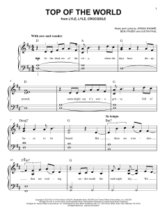 Top Of The World von Benj Pasek (Download) 