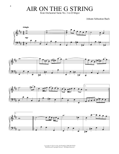 Air On The G String von Johann Sebastian Bach (Download) 