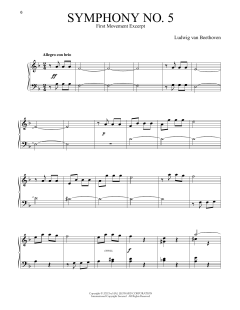 Symphony No. 5 In C Minor, First Movement Excerpt von Ludwig van Beethoven (Download) 