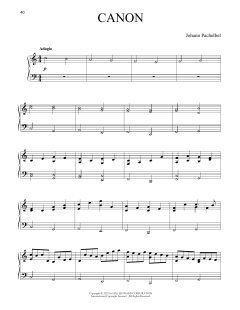 Canon In D von Johann Pachelbel (Download) 