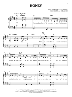 Honey von Taylor Swift (Download) 