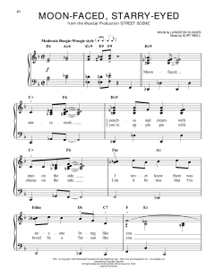 Moon-Faced, Starry-Eyed von Kurt Weill (Download) 