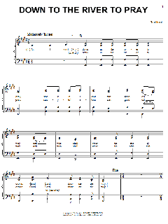 Down To The River To Pray von Traditional (Download) 