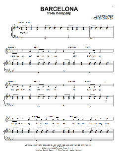 Barcelona von Stephen Sondheim (Download) 