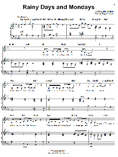 Rainy Days And Mondays von The Carpenters (Download) 