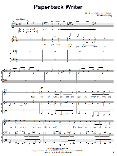 Paperback Writer von The Beatles (Download) 