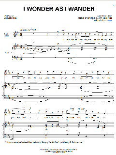 I Wonder As I Wander von John Jacob Niles (Download) 