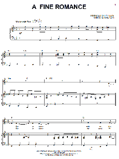A Fine Romance von Jerome Kern (Download) 