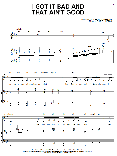 I Got It Bad And That Ain't Good von Lena Horne (Download) 