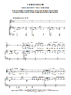 Tomorrow von Charles Strouse (Download) 