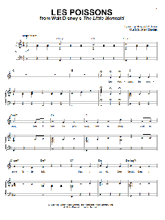 Les Poissons von Alan Menken (Download) 