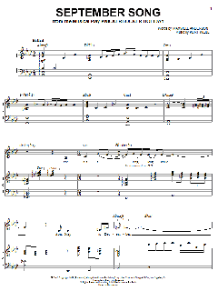 September Song von Kurt Weill (Download) 