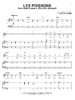 Les Poissons von Alan Menken (Download) 