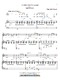 To This We've Come von Gian Carlo Menotti (Download) 